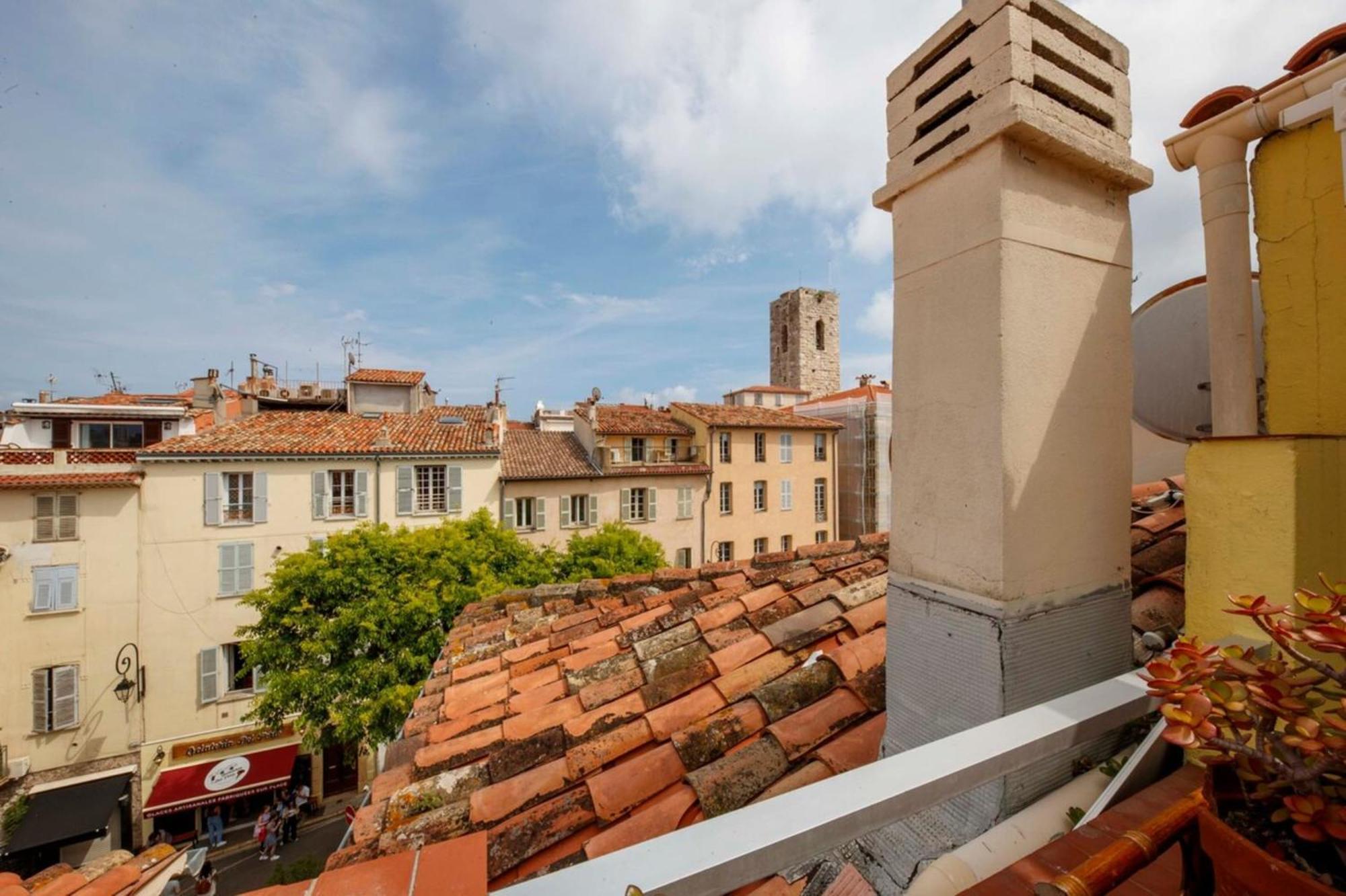 06M - Old Antibes Beautiful Duplex Terrace With Sea View公寓 外观 照片