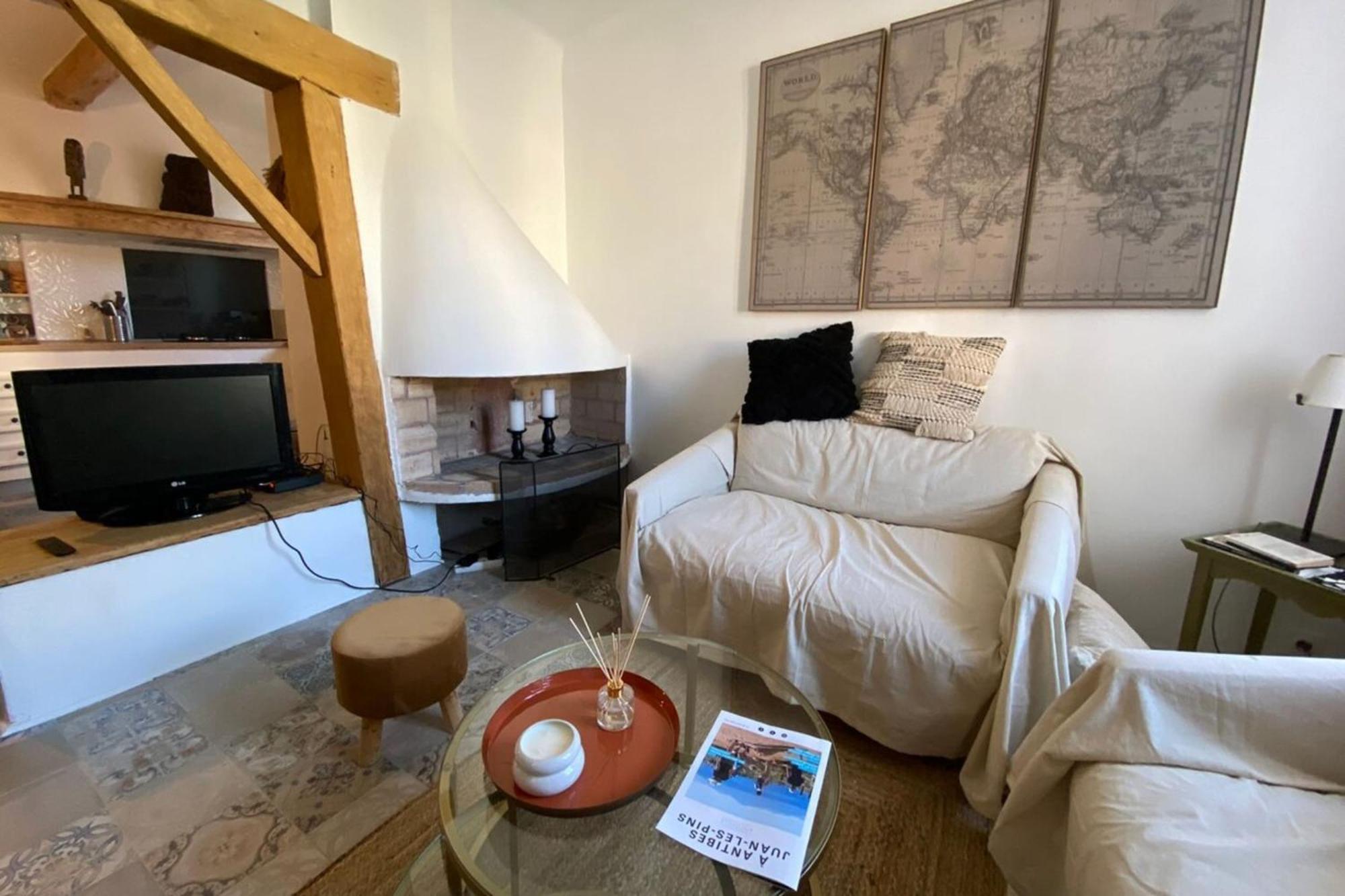 06M - Old Antibes Beautiful Duplex Terrace With Sea View公寓 外观 照片