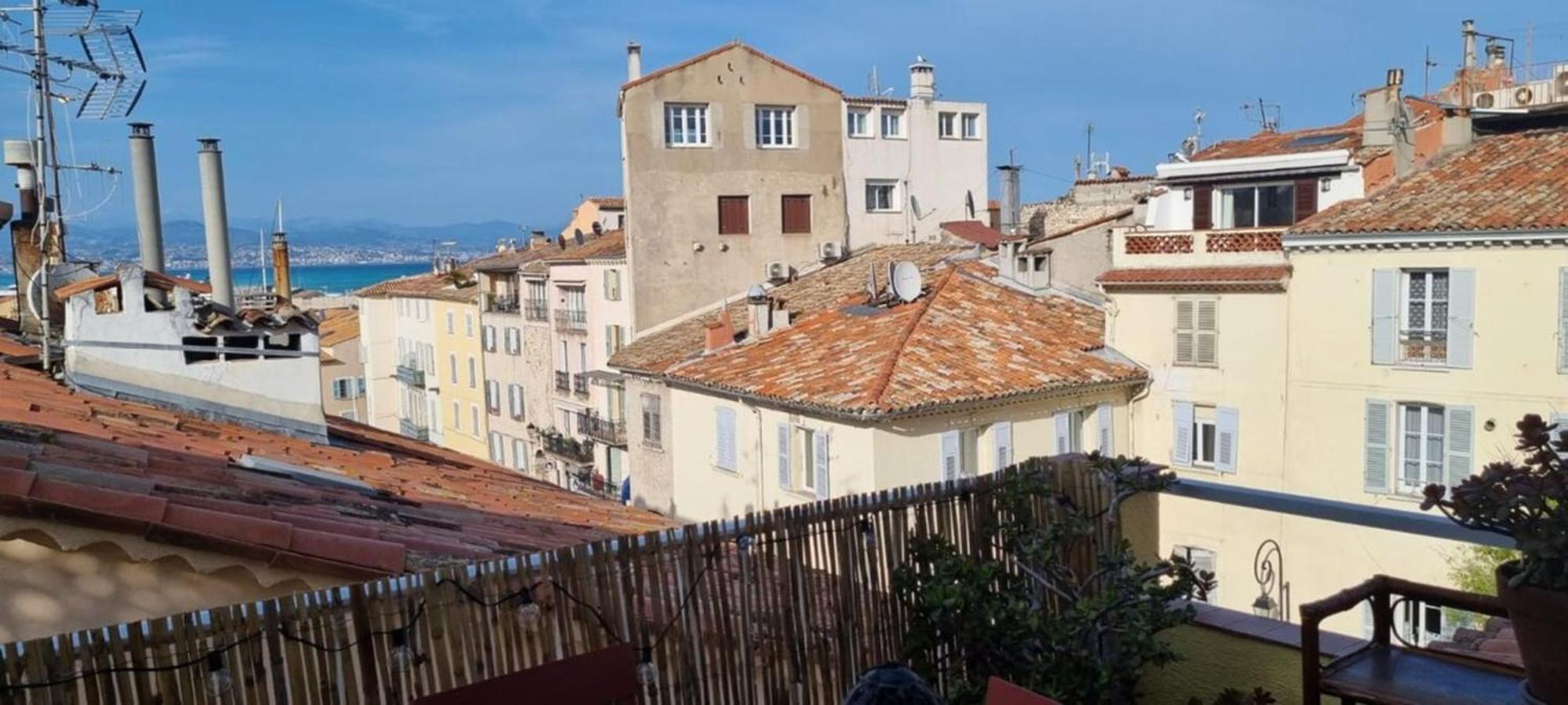 06M - Old Antibes Beautiful Duplex Terrace With Sea View公寓 外观 照片