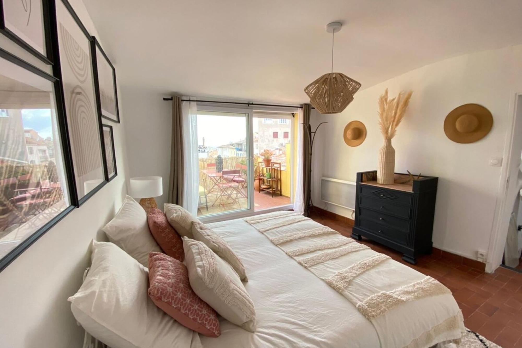 06M - Old Antibes Beautiful Duplex Terrace With Sea View公寓 外观 照片