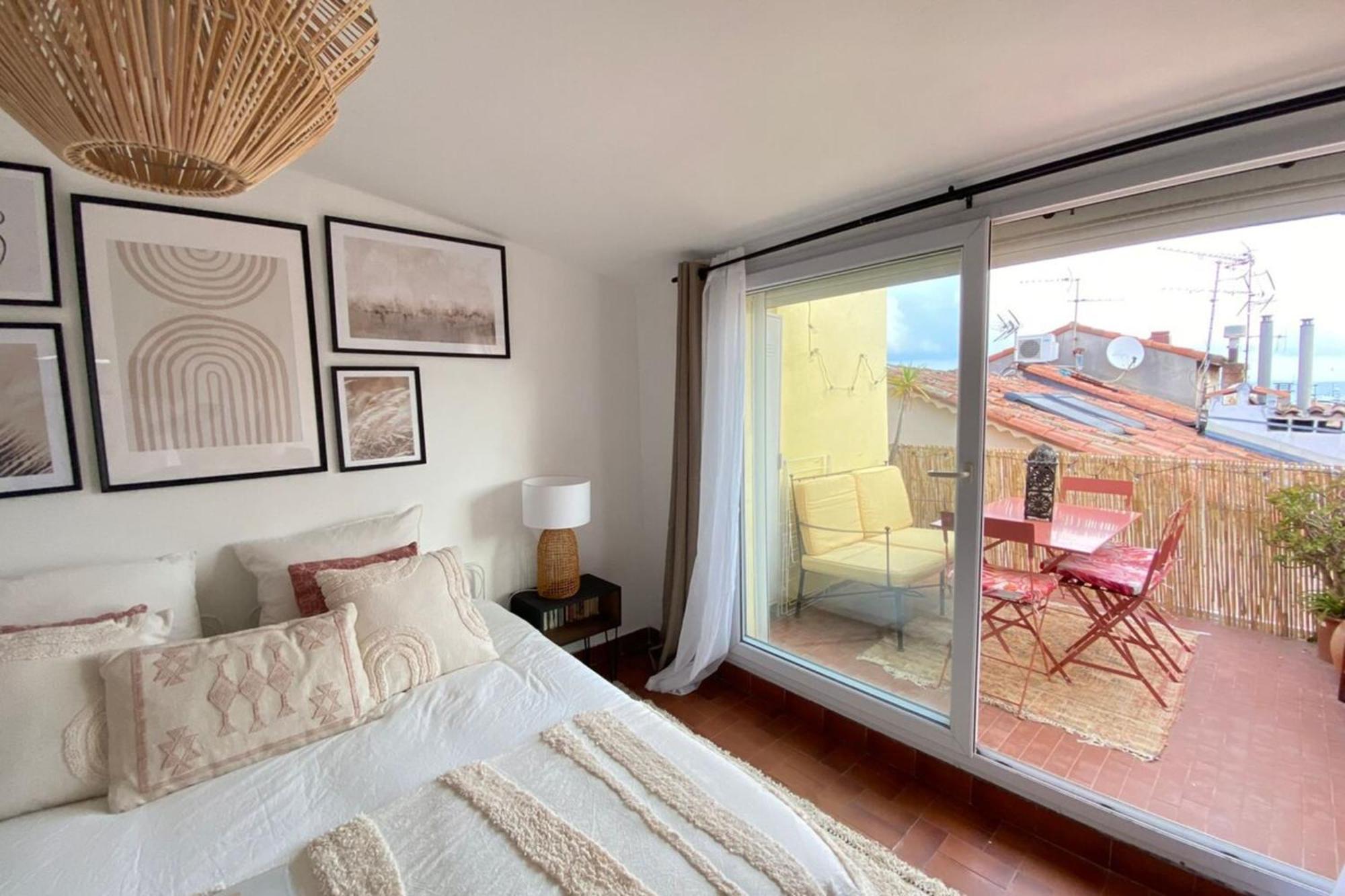 06M - Old Antibes Beautiful Duplex Terrace With Sea View公寓 外观 照片