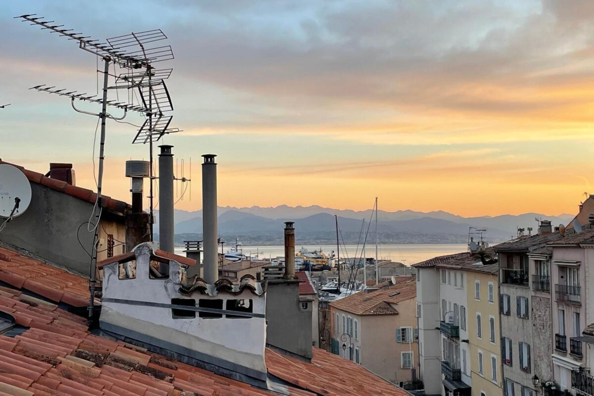 06M - Old Antibes Beautiful Duplex Terrace With Sea View公寓 外观 照片