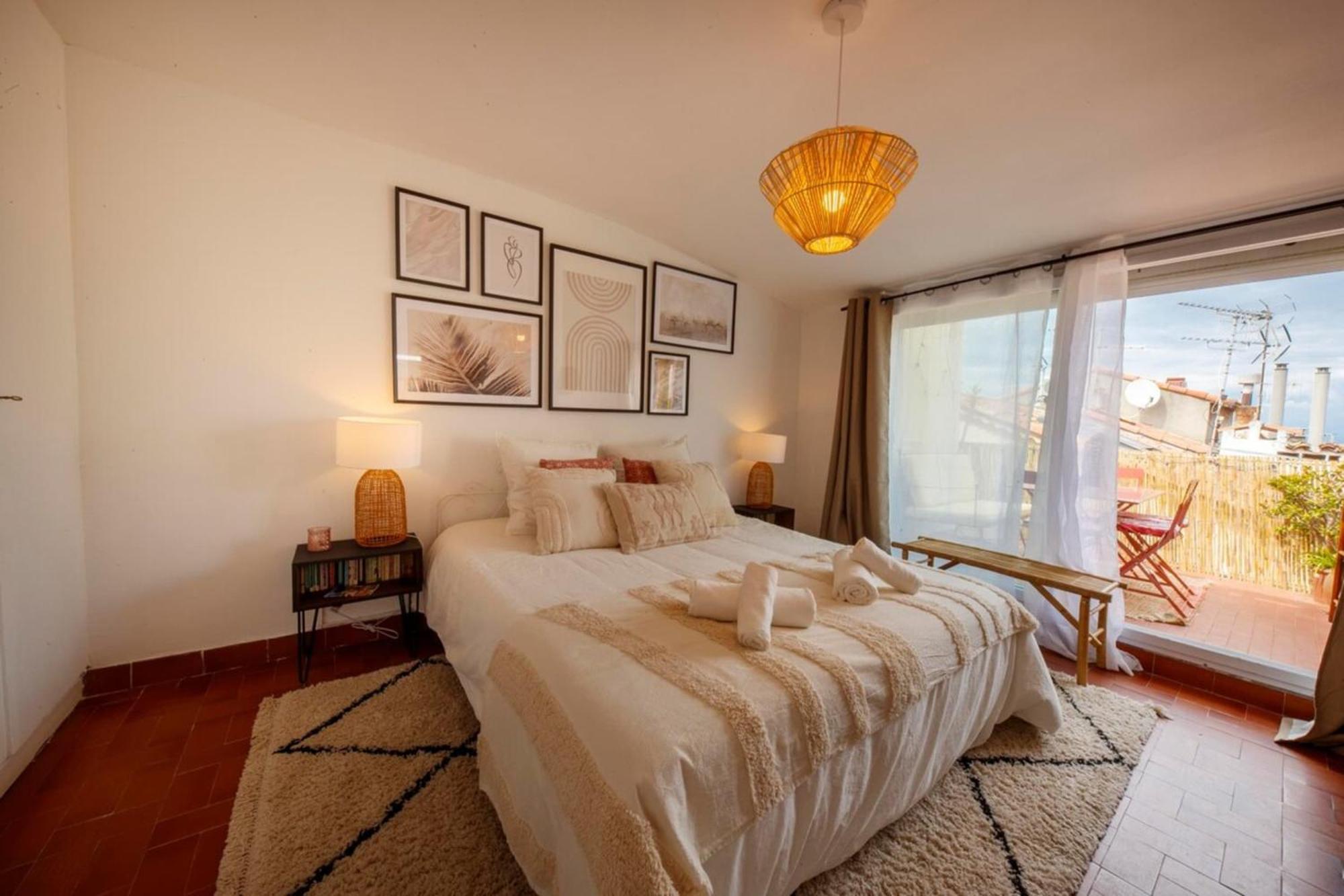 06M - Old Antibes Beautiful Duplex Terrace With Sea View公寓 外观 照片